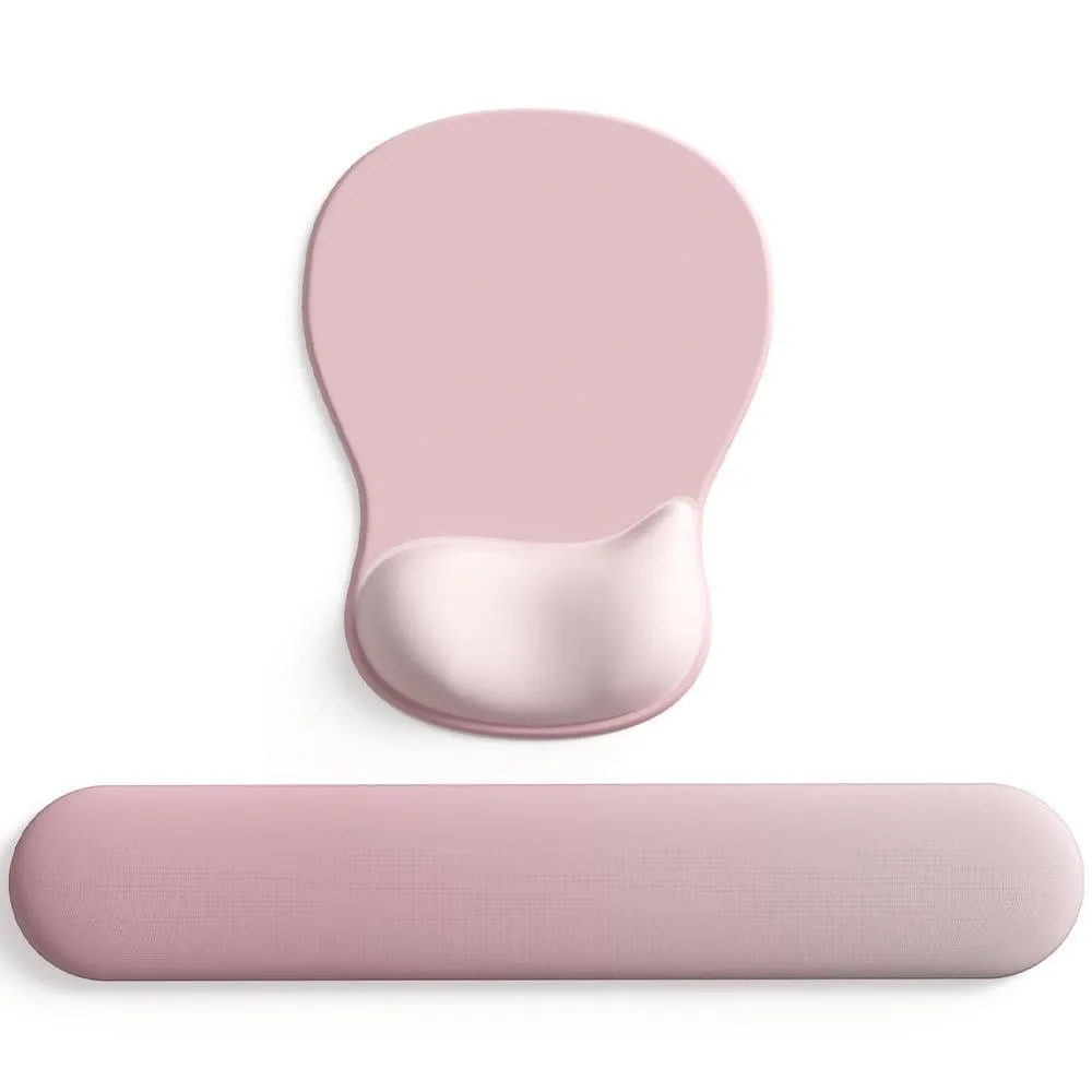  DEMON CHEST ErgoComfort Gel Wrist Rest Mouse Pad 09PinkSerenity Set 10.2 x 7.9 in — product photo