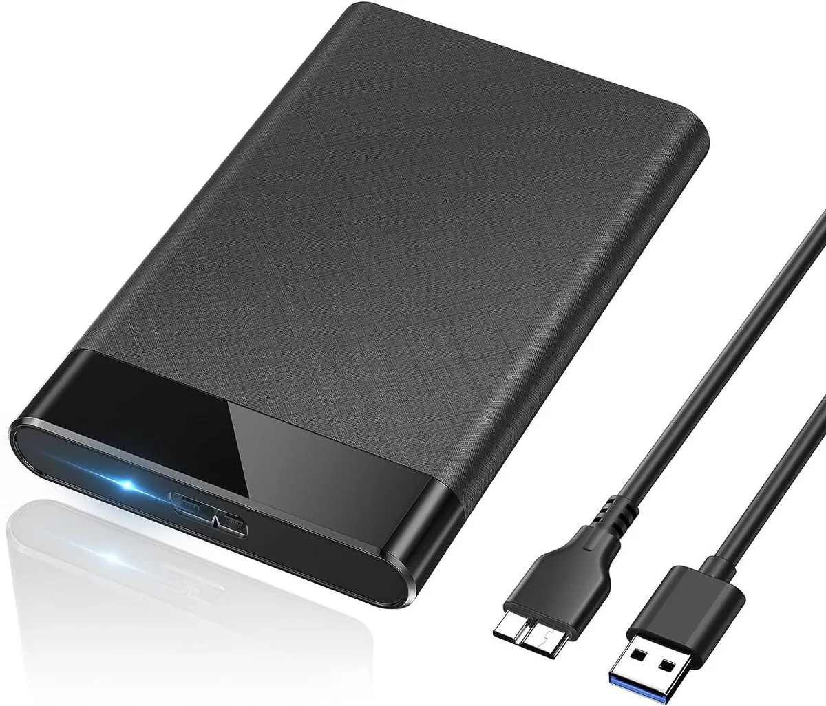 AUTYUE AUTYUE 2.5" USB 3.0 to SATA III Tool-Free Drive Enclosure Black — product photo