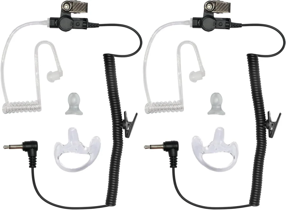 usbroway usbroway 3.5mm Listen-Only Surveillance Headset Pair — product photo