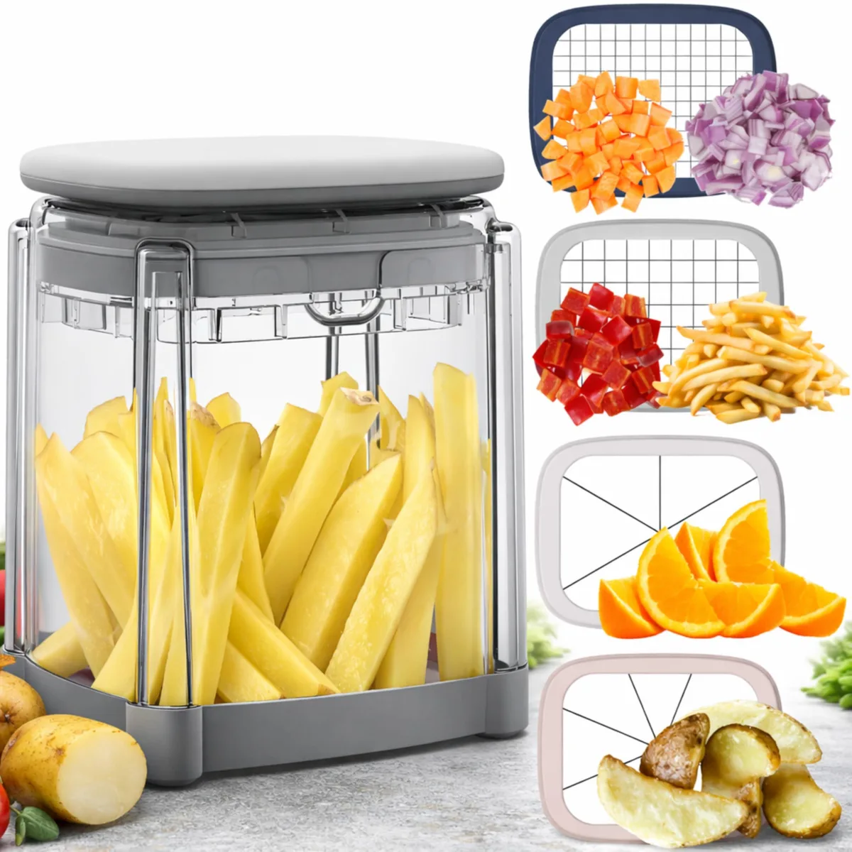  Brieftons PerfectCut Manual Food Processor 420 Stainless 3.5 Cup 1.56 lb — product photo