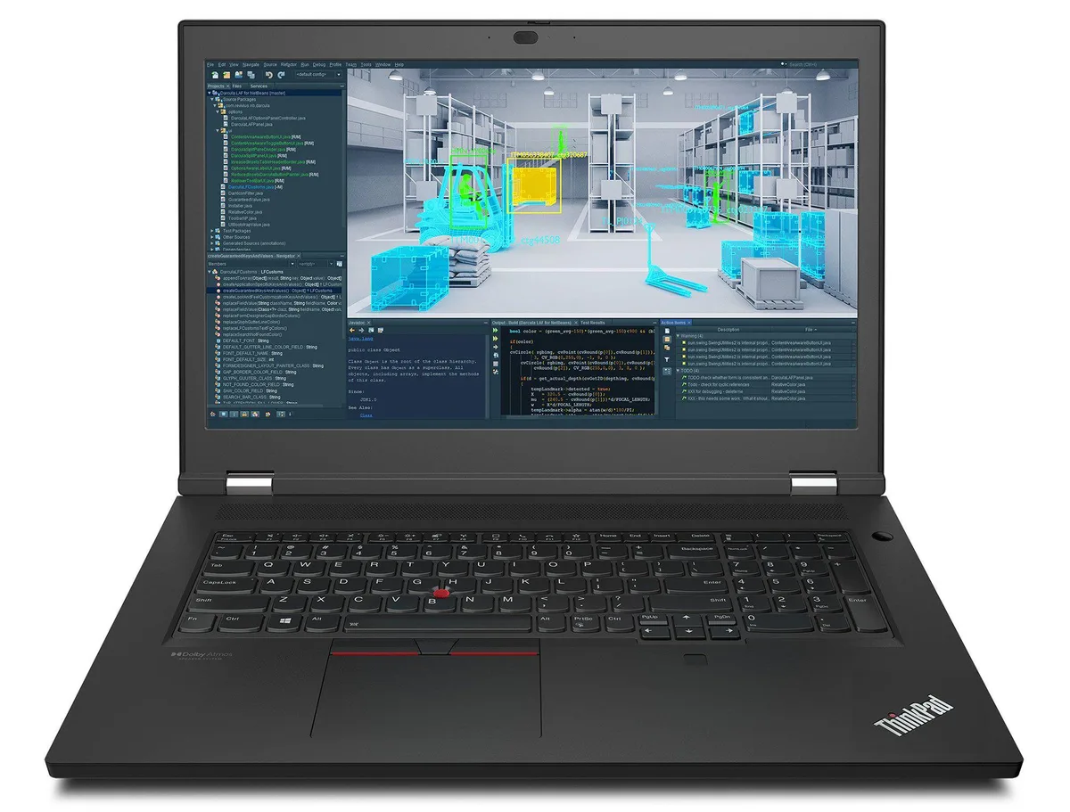 Lenovo Lenovo ThinkPad P17 Gen 2 laptop i7-11800H 17.3" FHD 60Hz RTX A2000 16GB 512GB — product photo