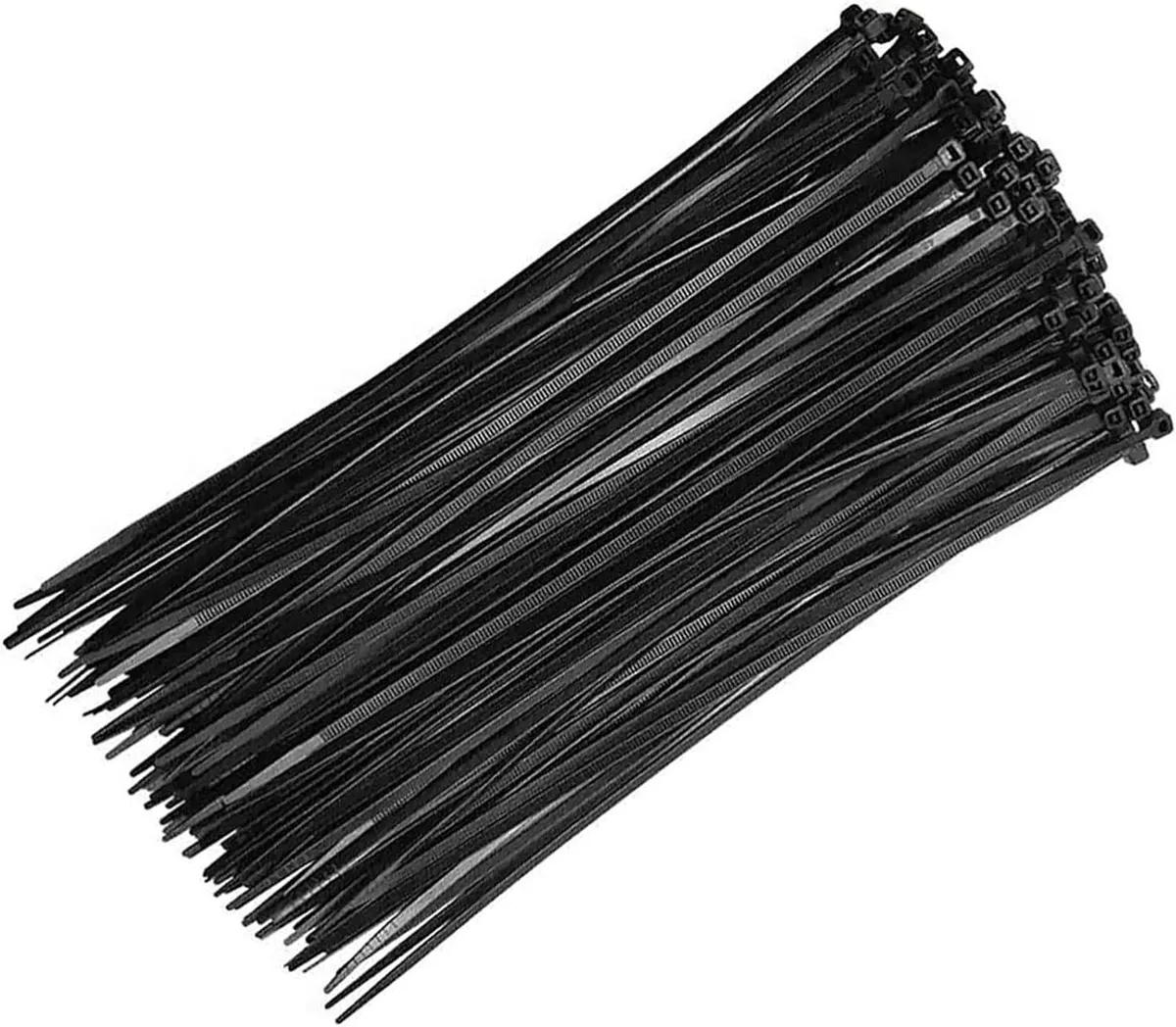 Ennovor Ennovor 120 lb 8 in 100-piece black nylon cable ties security lock — product photo