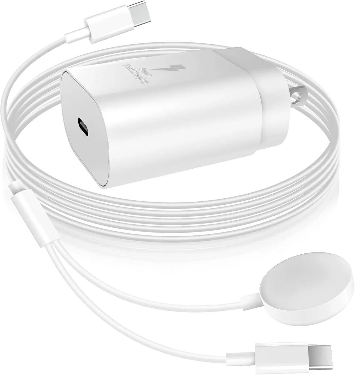 PISKEKAT PISKEKAT 25W 2-in-1 USB-C Charger Kit 4.9 ft — product photo