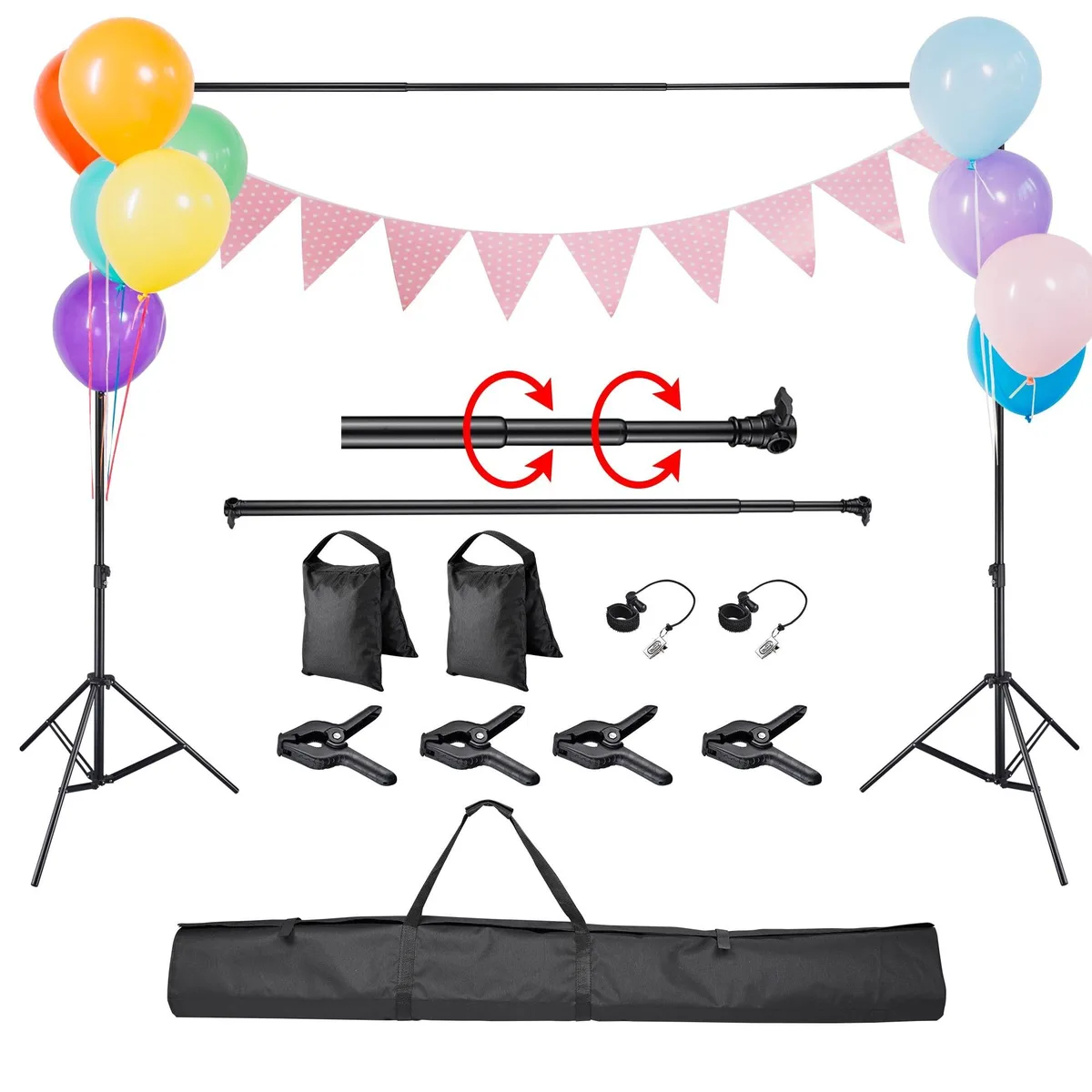 Yescom USA, Inc. Yescom USA, Inc. 9.5x10 ft Photo Backdrop Stand Kit — product photo