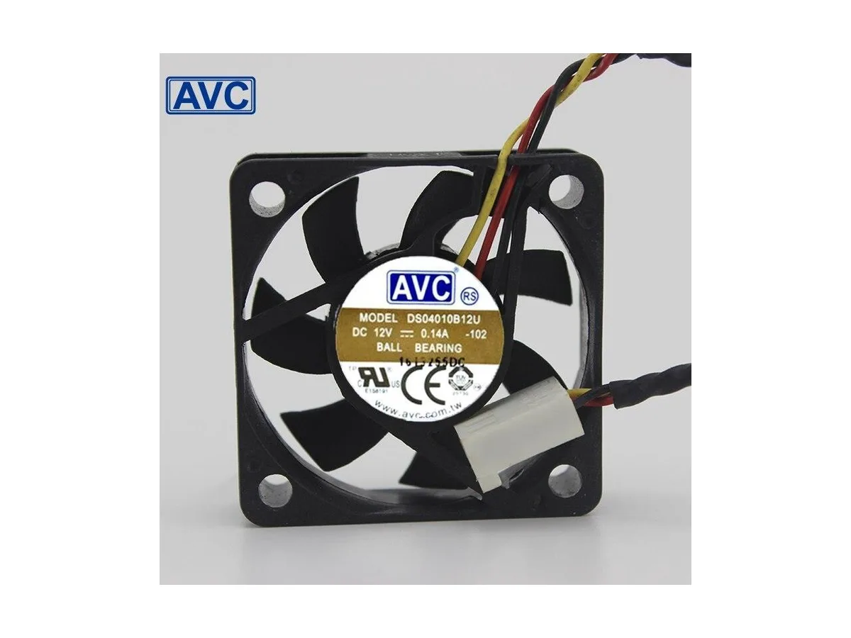 Fans Fans DS04010B12U 4010 dual ball-bearing 12V .14A 5500RPM 28.18CFM case fan — product photo