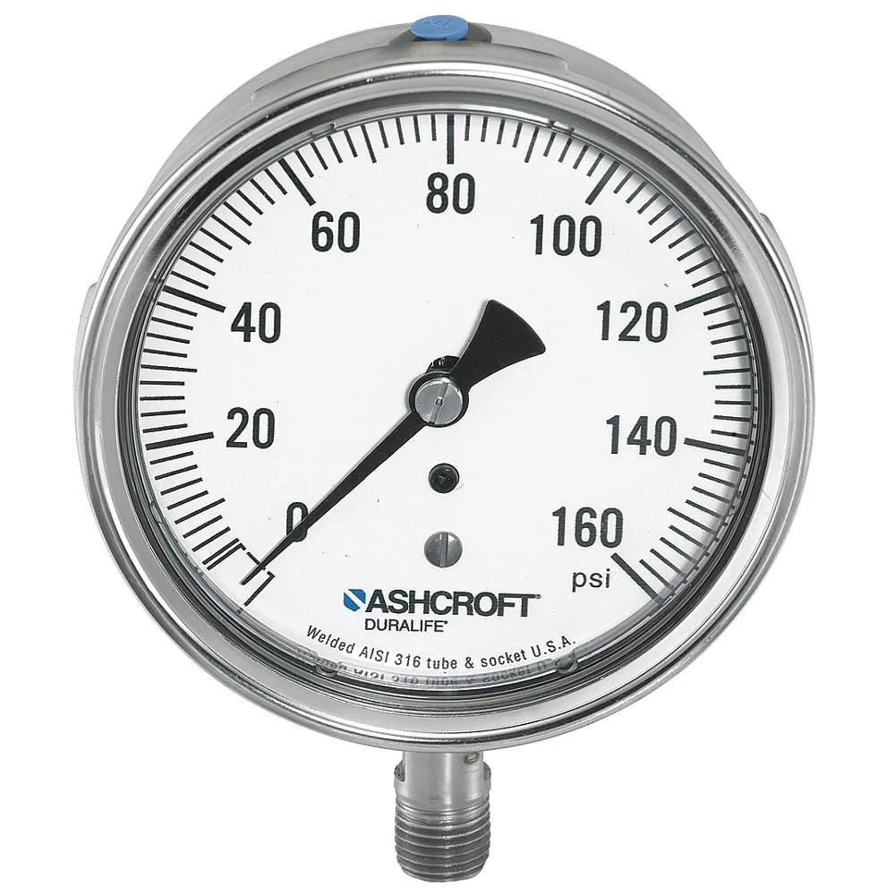 Ashcroft Ashcroft 251009 Industrial Pressure Gauge 0 to 60 psi 2 1/2 in Dial — product photo