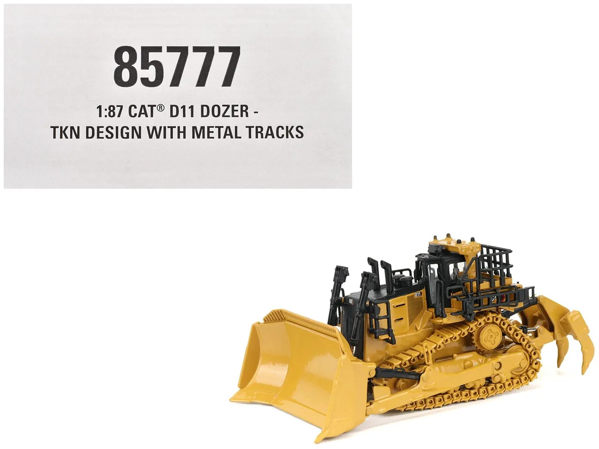 DieCast Masters DieCast Masters CAT D11 Dozer TKN Yellow High Line 1/87 Hobby Collectible — product photo