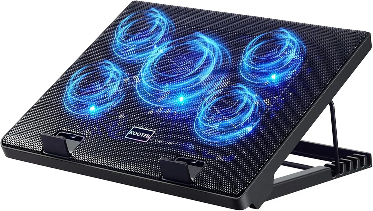 PISKEKAT PISKEKAT PC Game Controller 5 Fans 12-17 Inch Blue — product photo