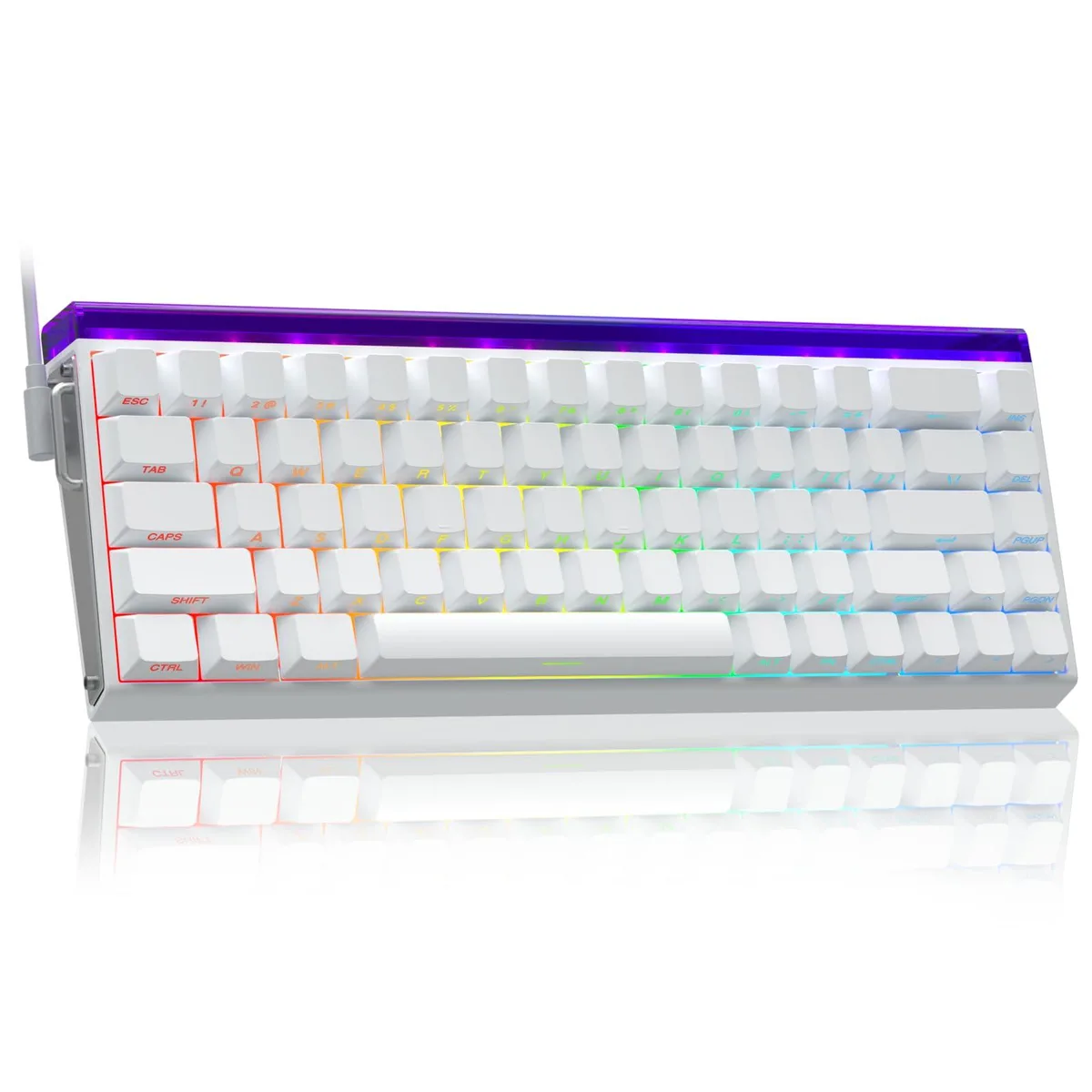 Vszerda Vszerda Hero 68 HE 60% Gaming Keyboard Wired White — product photo