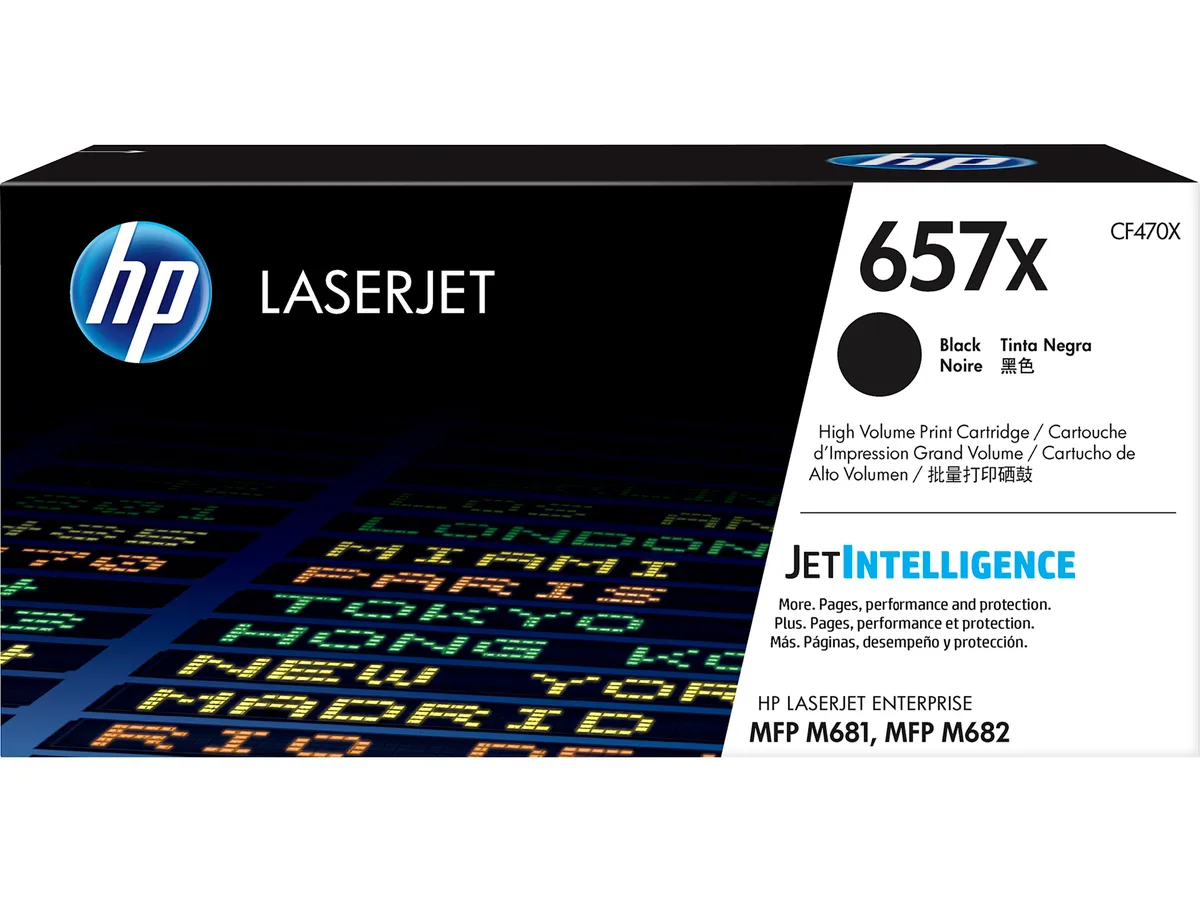 HP HP CF470X 657X High Yield Black Toner Cartridge 28000 Pages — product photo