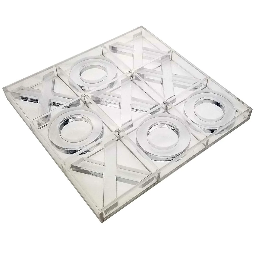 Vandue Corporation Vandue Corporation OnDisplay Luxe Acrylic Tic Tac Toe Set Clear 10.7 — product photo
