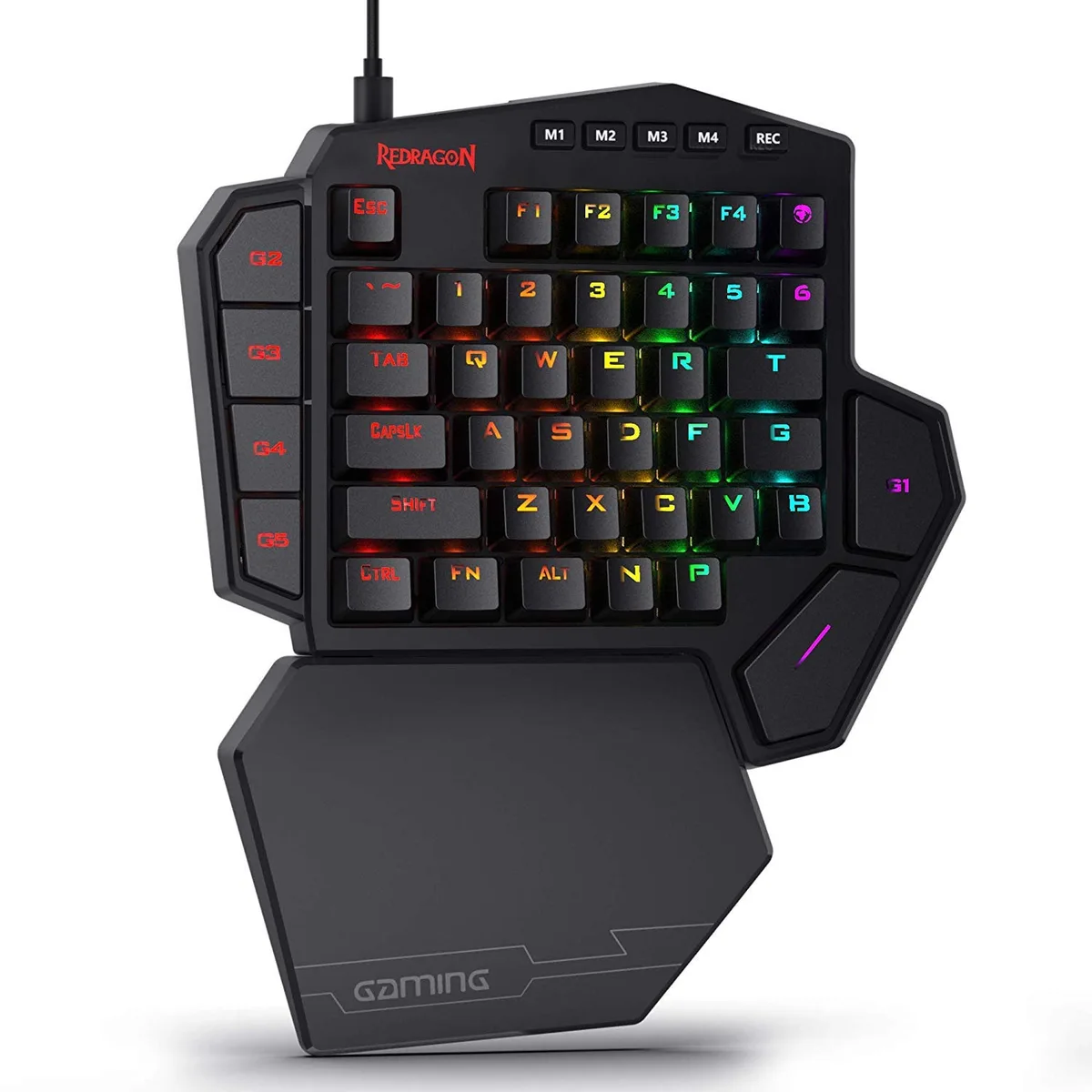 Redragon Redragon K585 DITI One-Handed Mechanical Gaming Keyboard, Brown Switches, 42 Keys — product photo