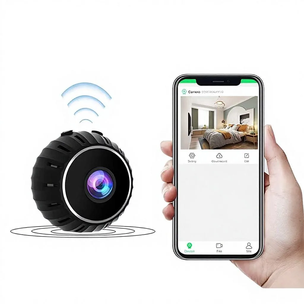 Traditions (Generic) Traditions (Generic) Mini Camera 1080P Night Vision Motion Detection WiFi Black — product photo