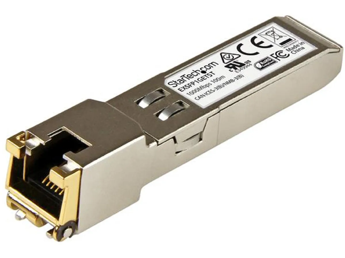 STARTECH STARTECH EXSFP1GETST SFP transceiver 1000BASE-T RJ45 100m — product photo