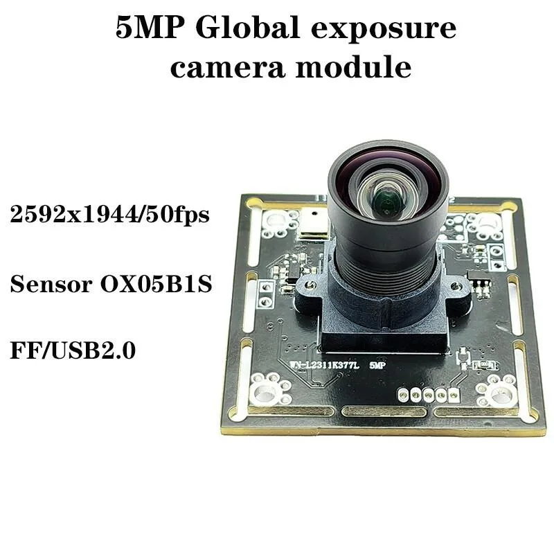 Weinandianzi Weinandianzi WN-L2311K377L 5MP USB Camera Module 95° 50fps Global Shutter 1.0m Cable — product photo