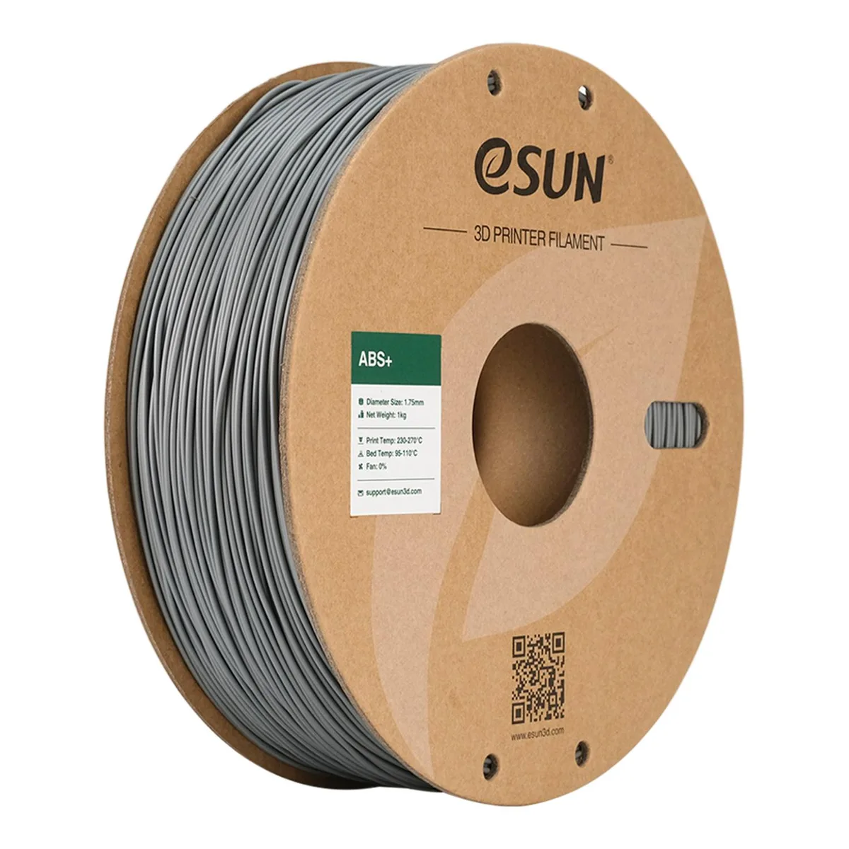 eSUN eSUN ABS+ Filament 1.75mm 1KG Silver — product photo