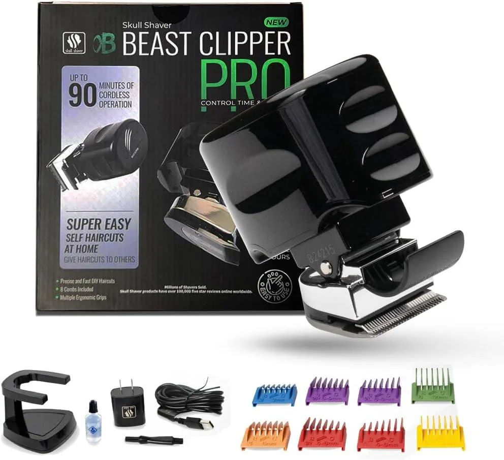 TAURKENAM TAURKENAM Beast Clipper Pro Haircut Kit 90 min 8 combs — product photo