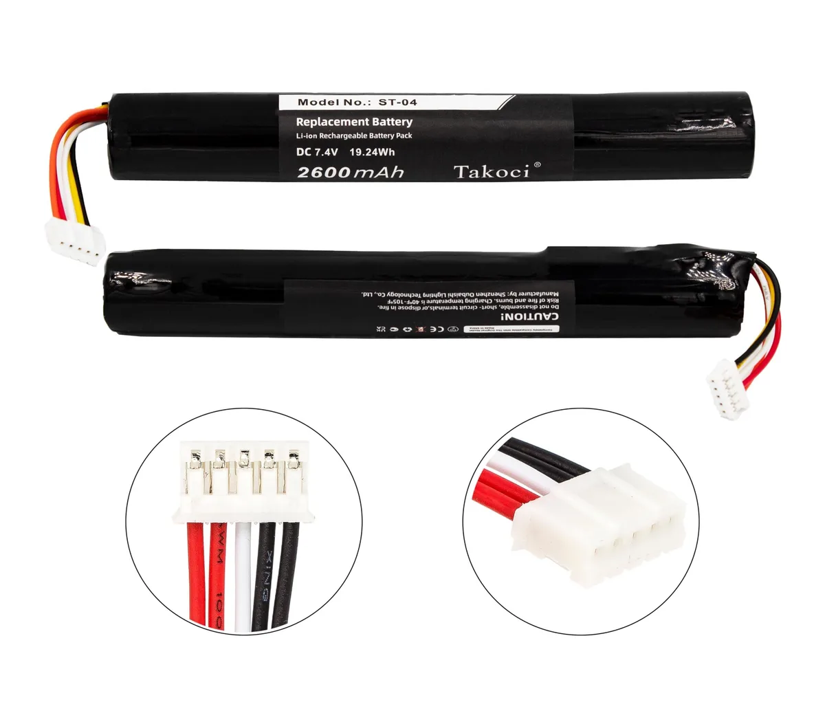 Batianda Batianda Replacement Speaker Battery SRS-X55 X77 BTX300 7.4V 2600mAh 2 in 1 accessory — product photo