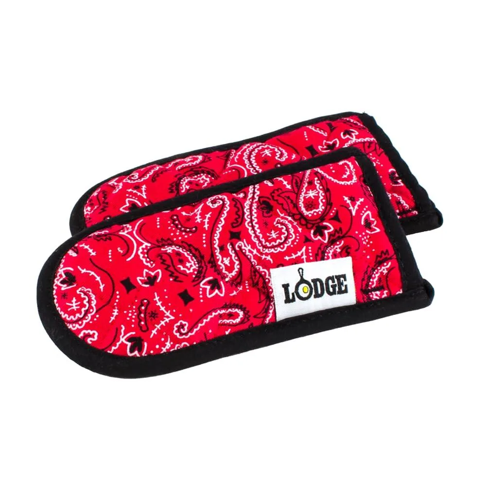  Lodge HHBAN41 Fabric Hot Handle Holder 2-pack bandana 350° 7.75 in — product photo