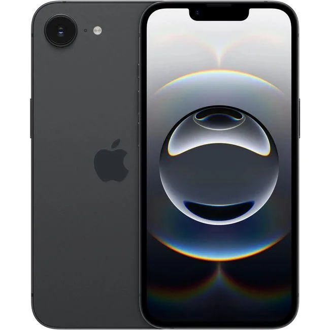 Apple Apple iPhone 16e 256GB Black cell phones - unlocked — product photo