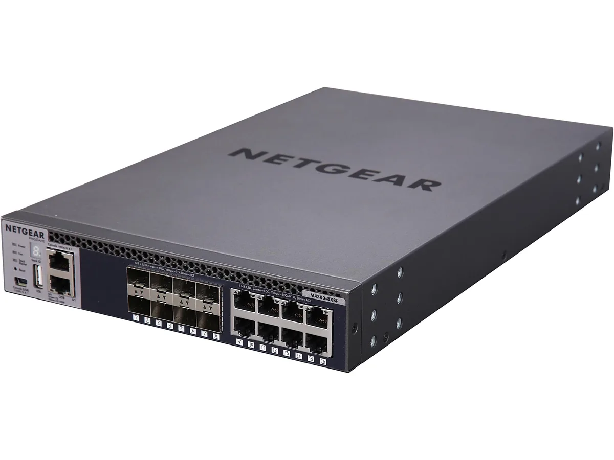 Netgear Inc. Netgear Inc. XSM4316S-100NES 8x10G RJ45 + 8xSFP+ managed network switch — product photo