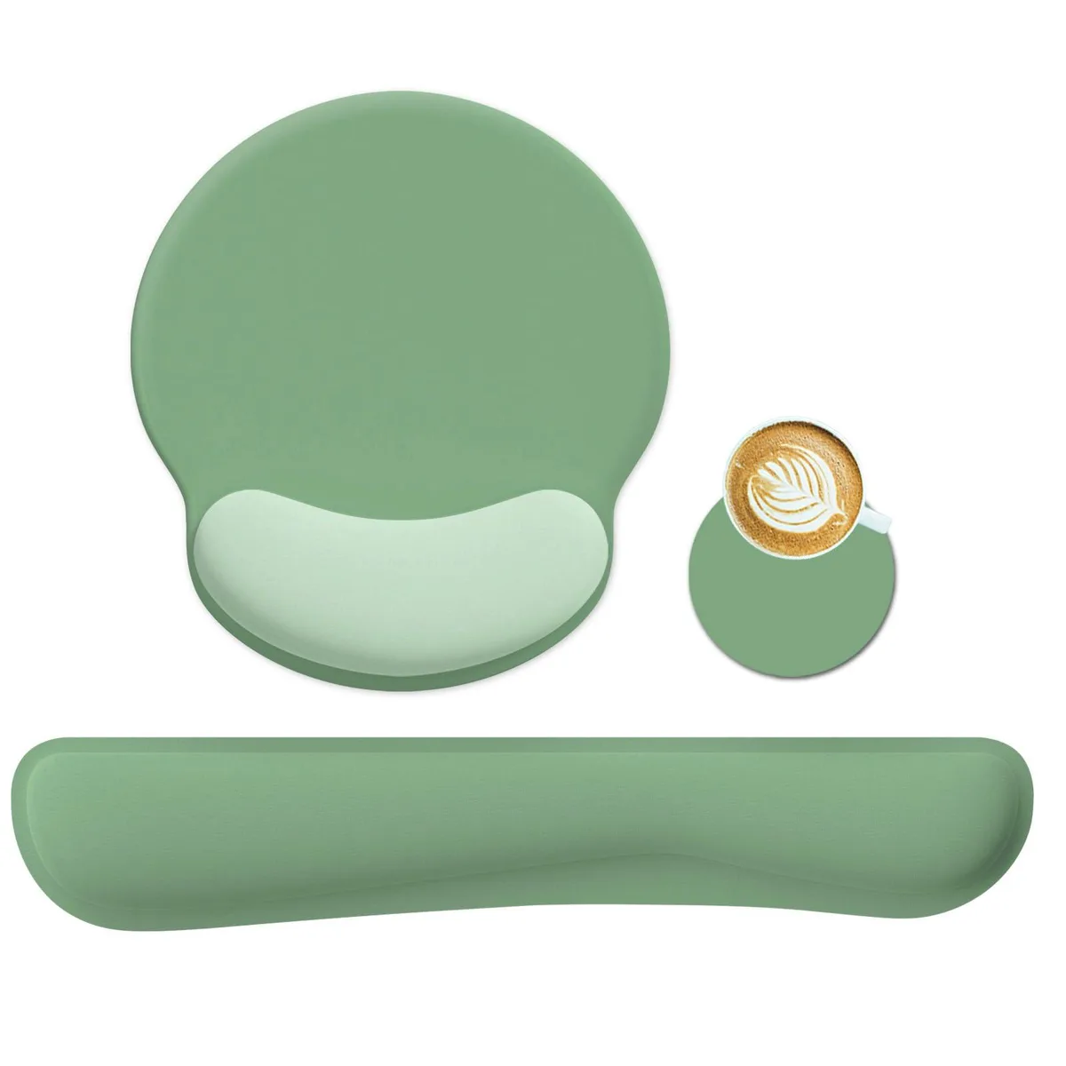  Keychron KWRP mouse pad wrist rest set Green 44 25 2.5 — product photo