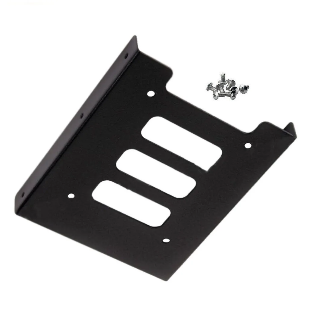 iMBAPrice iMBAPrice 2.5" to 3.5" Bay SSD/HDD Mounting Bracket Adapter Tray Kit - Black — product photo