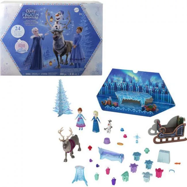 Mattel Mattel HWX20 Disney Frozen Advent Calendar accessory 24 days 3.5 inch dolls — product photo