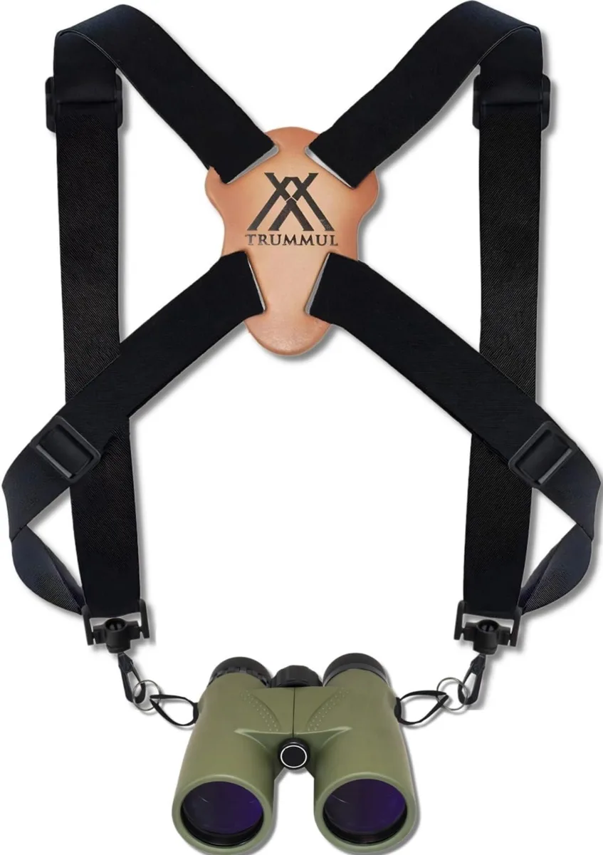  Trummul Binocular Chest Harness Strap Upgraded Version Black — product photo