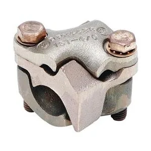 Burndy copper parallel clamp, hex head, two conductors