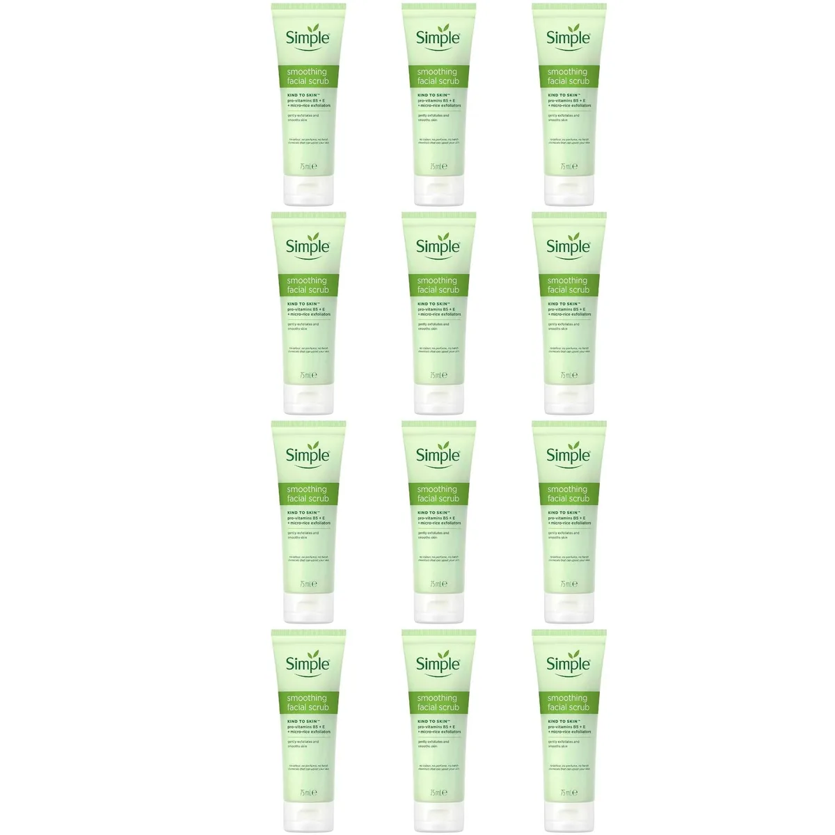 Real Simple Real Simple SP-52135032324414 Facial Scrub 75 ml 12-Pack skin care — product photo
