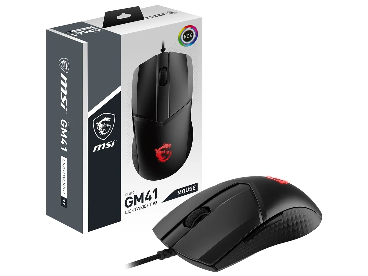 MSI MSI S12-0400D50-C54 Clutch GM41 Lightweight V2 gaming mouse — product photo