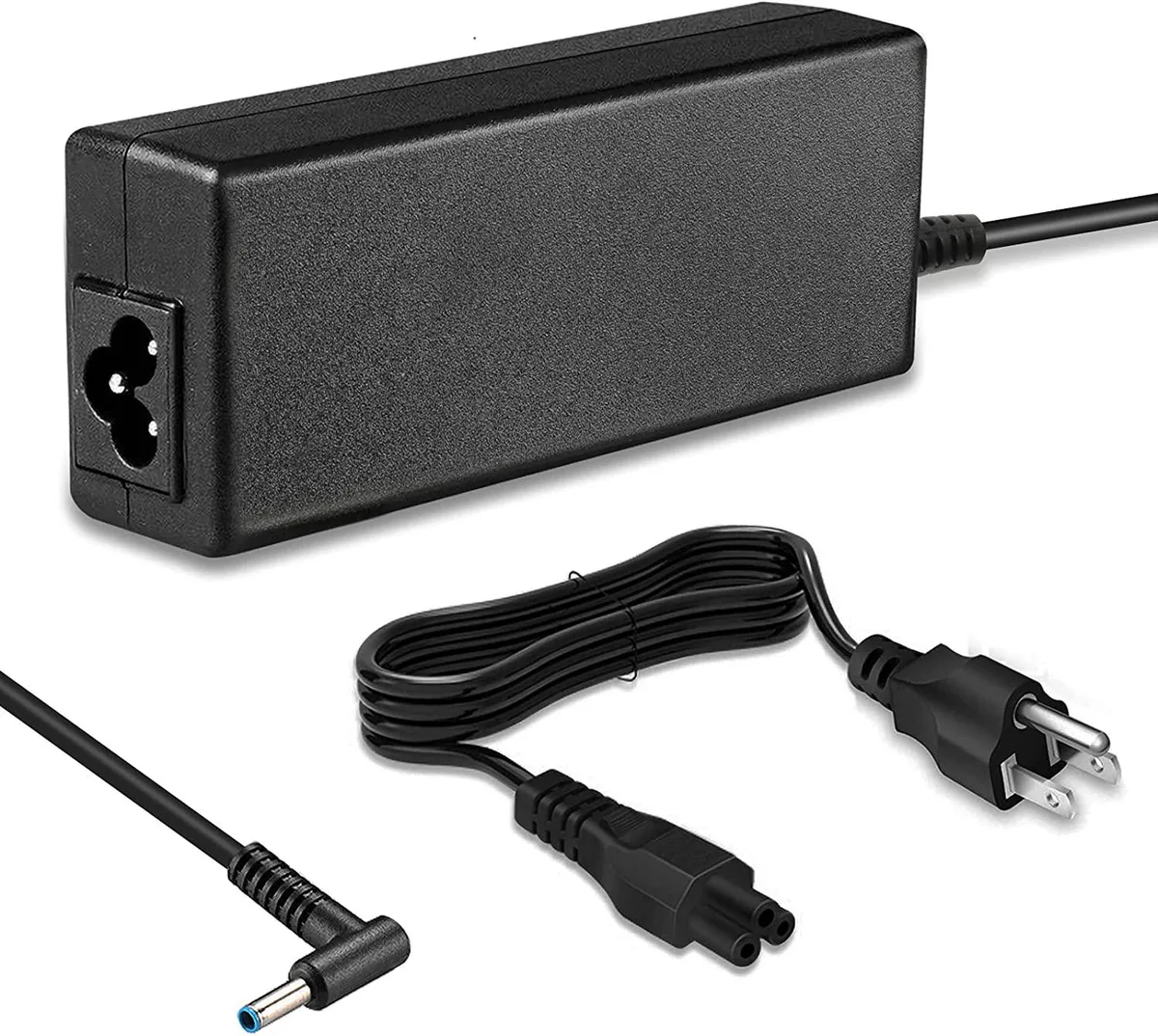 myVolts myVolts 65 W 19.5 V 3.33 A 4.5 × 3.0 mm blue-tip AC adapter with power cord — product photo