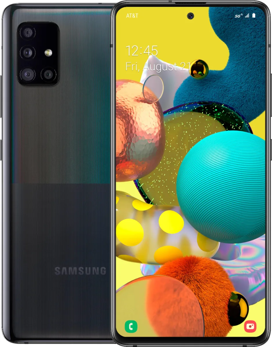 SAMSUNG SAMSUNG Galaxy A51 5G A516U 128GB Black prepaid — product photo