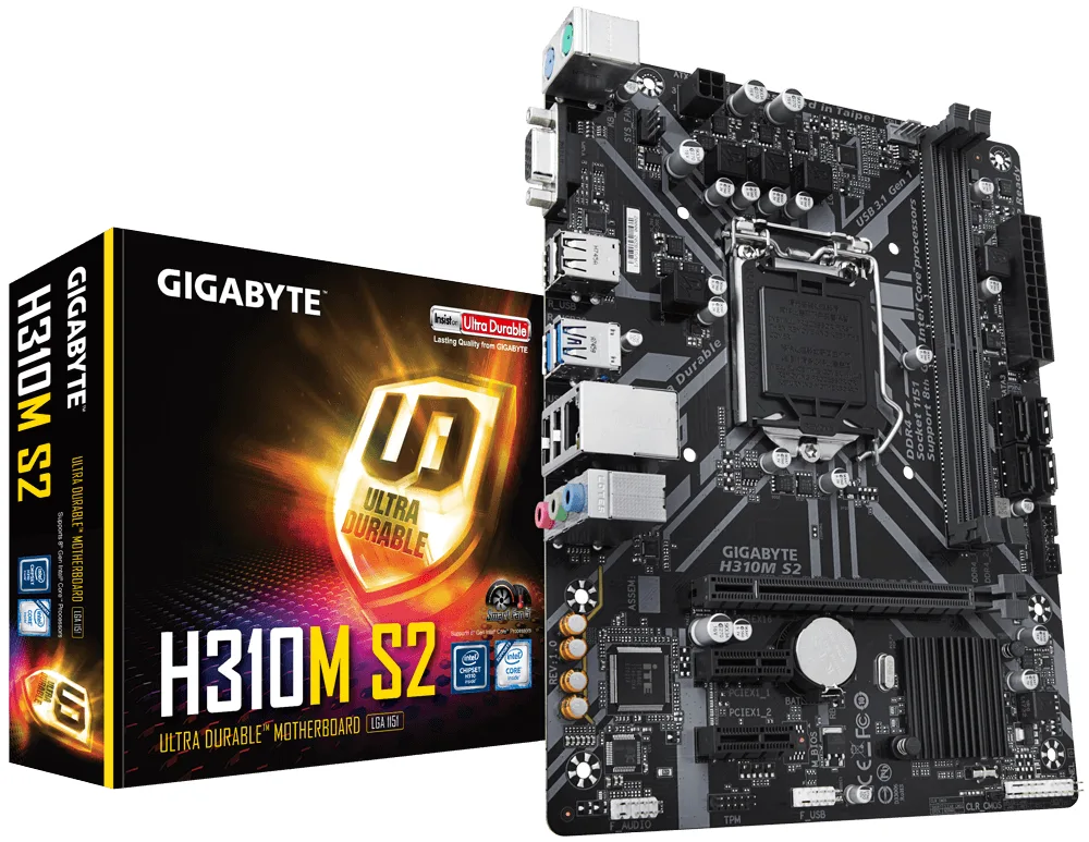 GIGABYTE GIGABYTE H310M S2 Intel motherboard — product photo