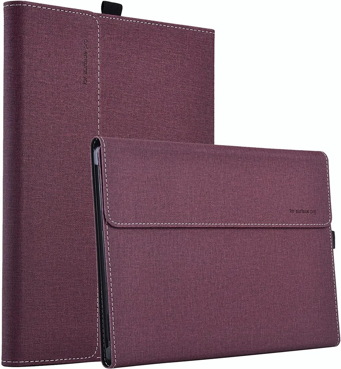 Werleo Werleo 13 inch Surface Pro 9 2022 / Pro 8 2021 Cover Case Wine Red — product photo