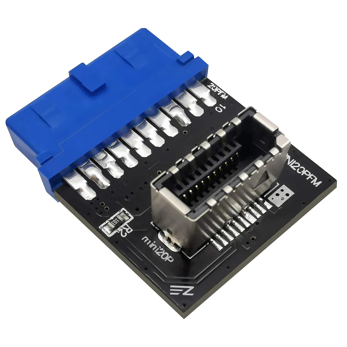 Vszerda Vszerda USB 3.0 19-Pin Internal Header to USB 3.1/3.2 Type-C 20-Pin A-Key Front Panel Adapter — product photo