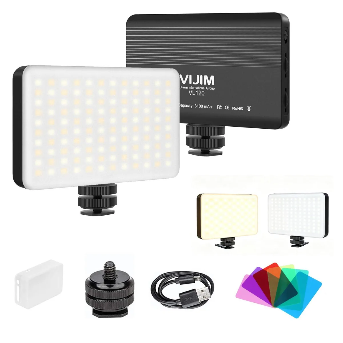 VIJIM VL120 120 LED Bi-Color Panel Light 2029-US6 — product photo