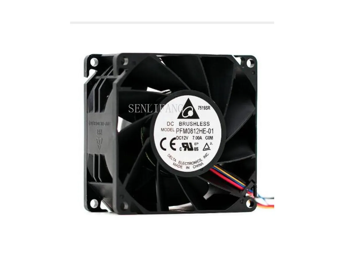 Fans Fans PFM0812HE-01 A01 12V 7.00A 80x80x38mm case fan — product photo