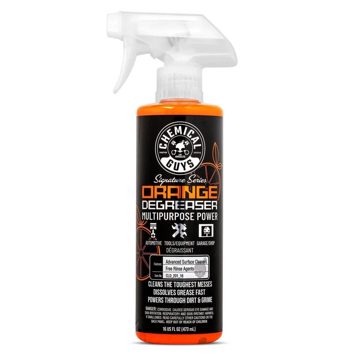 Orange Signature Series degreaser spray bottle 16 oz