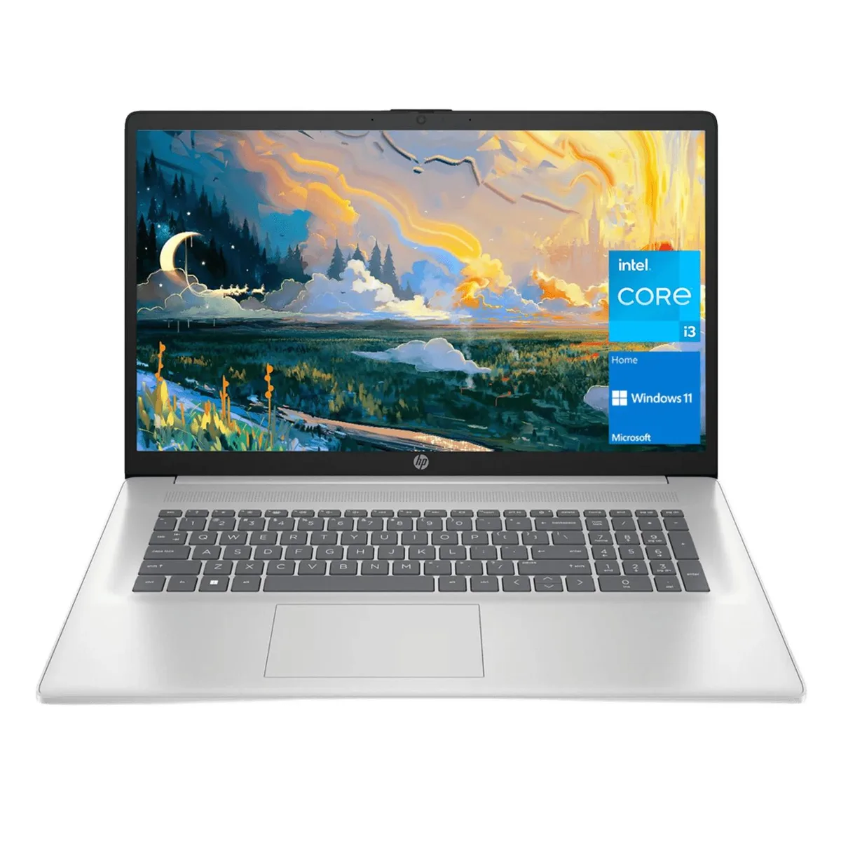 HP HP Laptop 17 i3-N305 32GB 1TB SSD 17.3" HD+ Silver — product photo