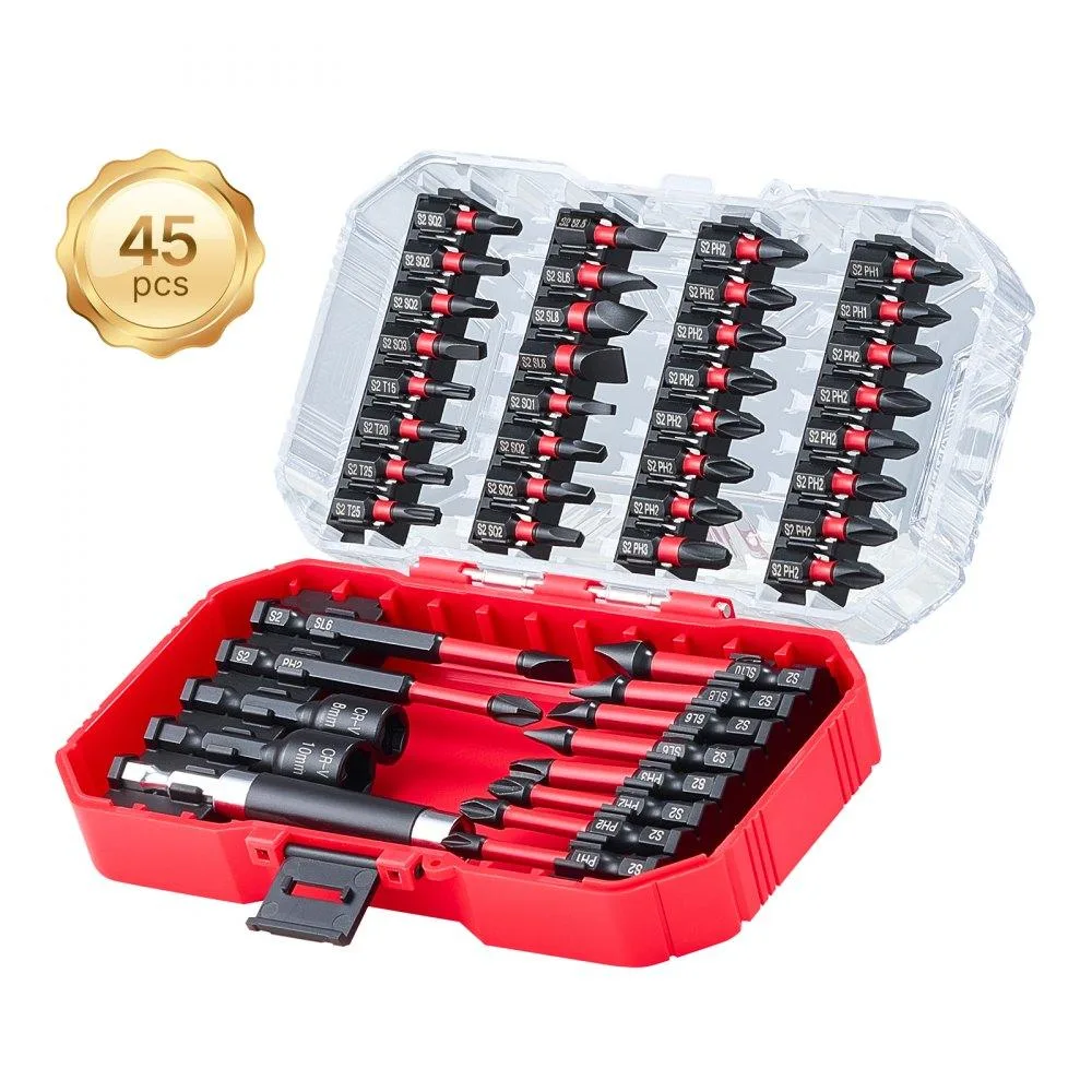 VEVOR VEVOR 45-Piece Screwdriver Bit Set S2 Steel Magnetic — product photo