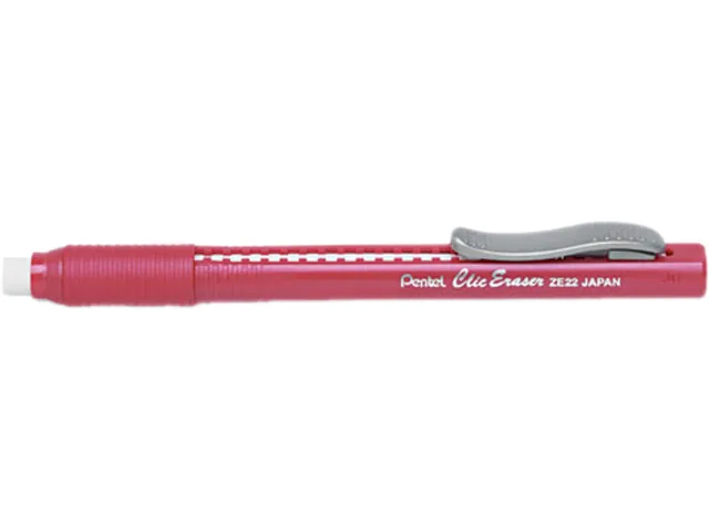 Pentel of America, Ltd. Pentel of America, Ltd. ZE22B Clic Eraser Red — product photo