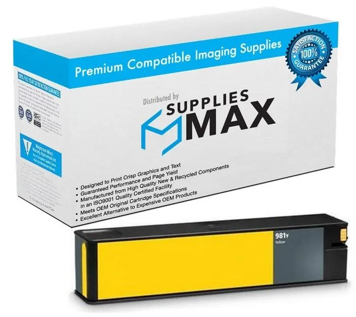 SuppliesMax SuppliesMax HP L0R15A Yellow Extra High Yield Inkjet 16000 Pages — product photo