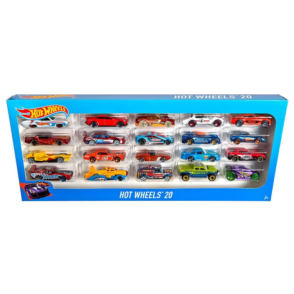 Mattel Mattel Hot Wheels 20 Car Gift Pack H7045 1:64 scale vehicles — product photo