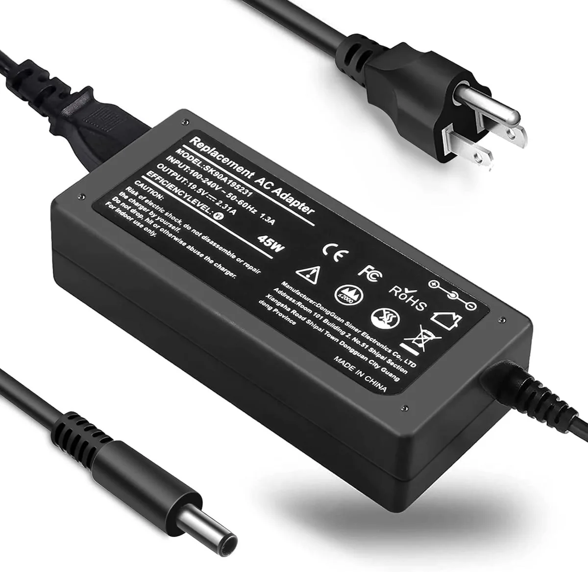 GCROWN GCROWN 45W AC adapter laptop charger — product photo