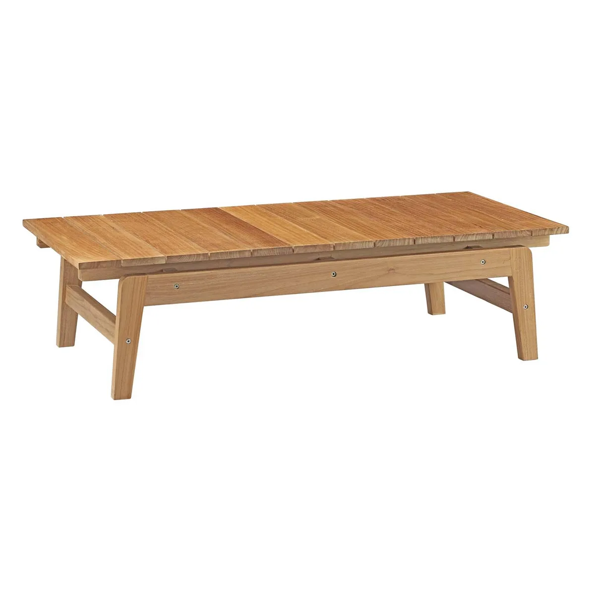 Modway Furniture Modway Furniture Bayport Teak Coffee Table Natural 47"L x 22"W x 12.5"H — product photo