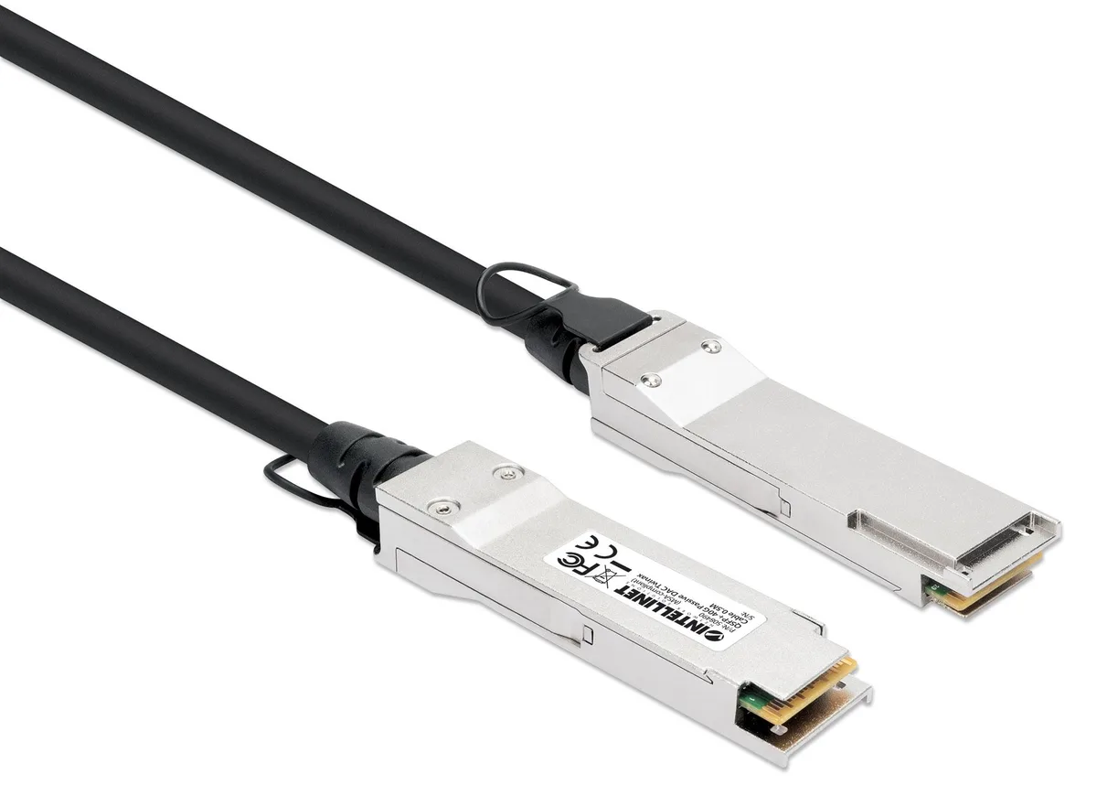 Intellinet Network Solutions Intellinet Network Solutions 508490 QSFP+ 40G Passive DAC Twinax Cable 1.5 ft — product photo