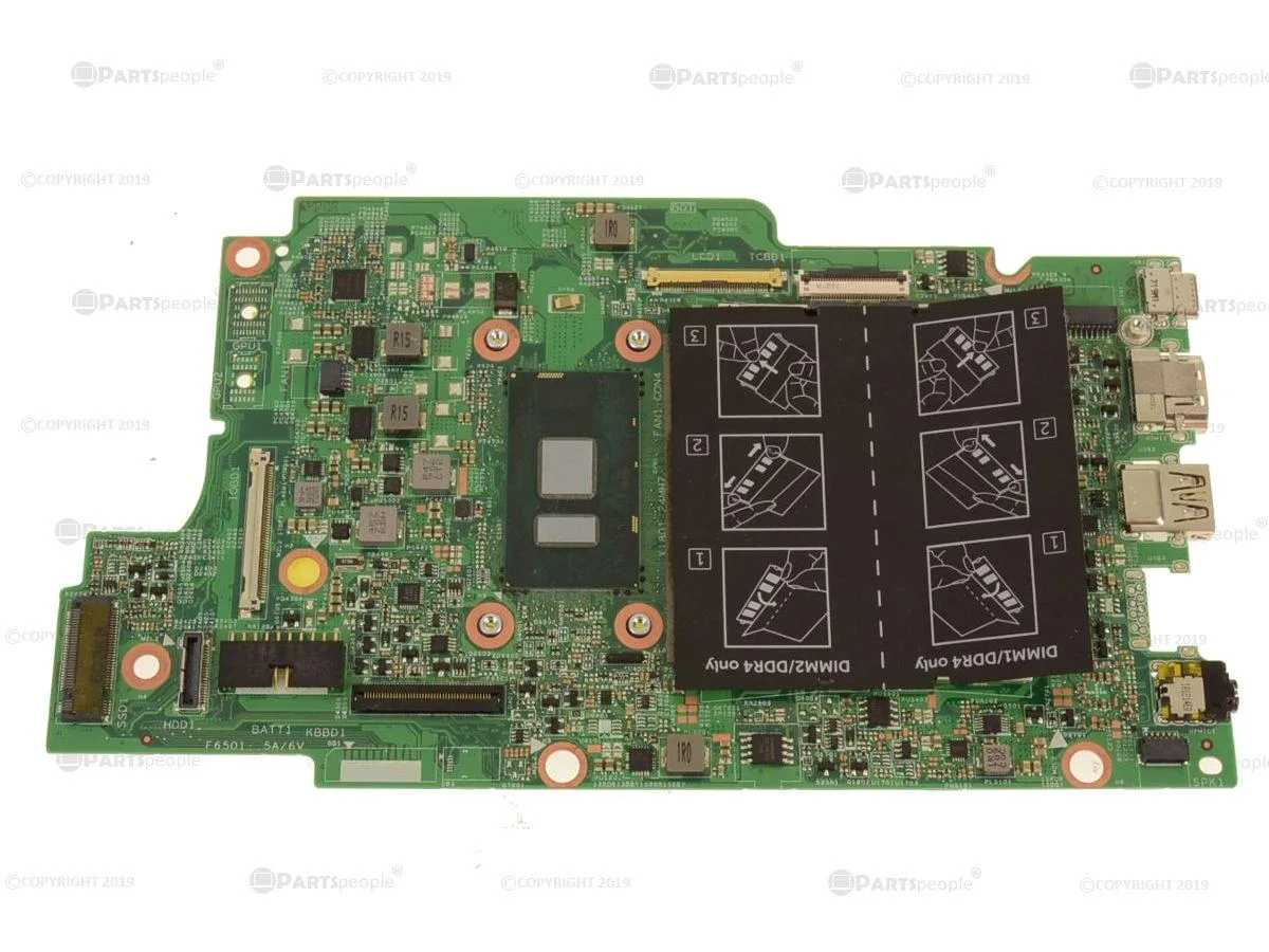 DELL DELL Latitude 13 3379 Motherboard YG0DJ Intel Pentium 4405U 2.1GHz — product photo