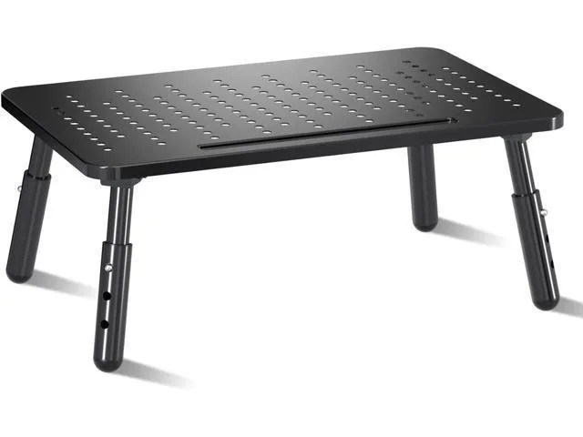 LORDWORLD LORDWORLD Foldable Monitor Riser Metal 3 Height 4.5 5.2 5.9in Pen Storage MST013 — product photo
